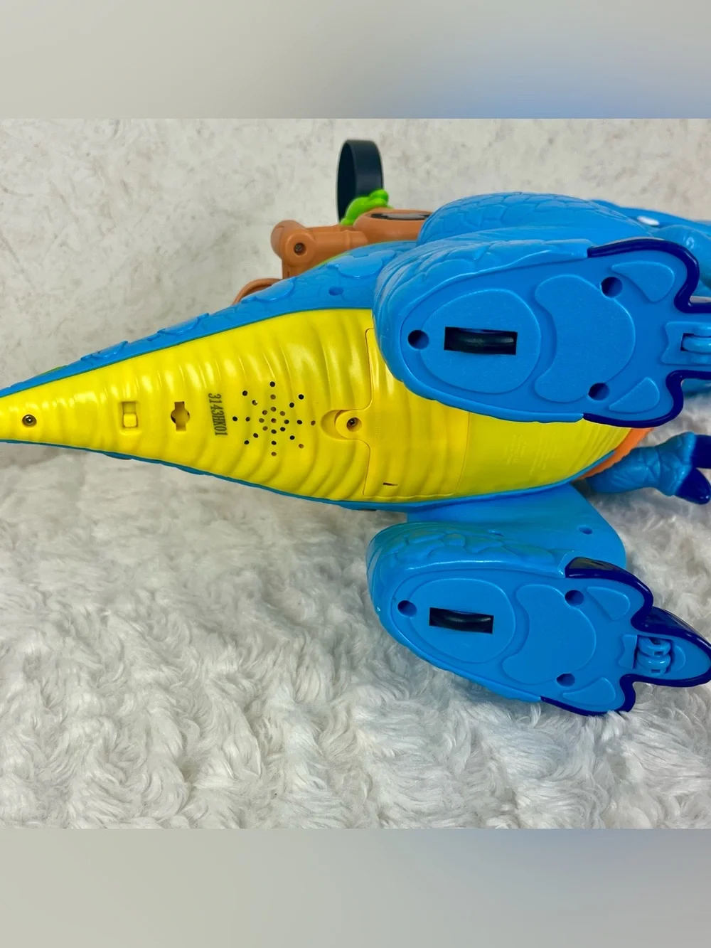 Disney Jr Roaring Safari Mickey Mouse Blue T-Rex Dinosaur Toy Sound Figures